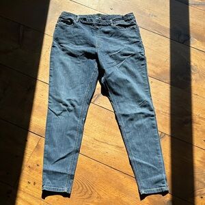 L.L. Bean Women's Dark Blue Skinny Jeans